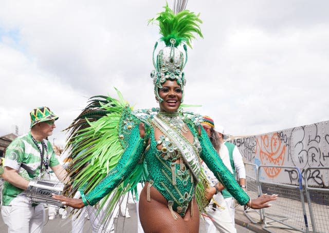 Notting Hill Carnival participant