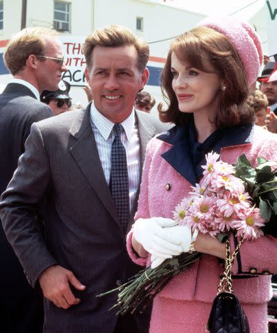 Everett Collection Martin Sheen and Blair Brown in ‘Kennedy’