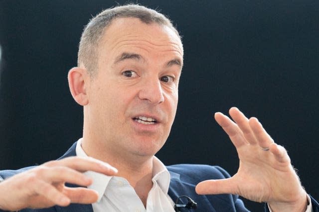 Martin Lewis gesturing with his hands