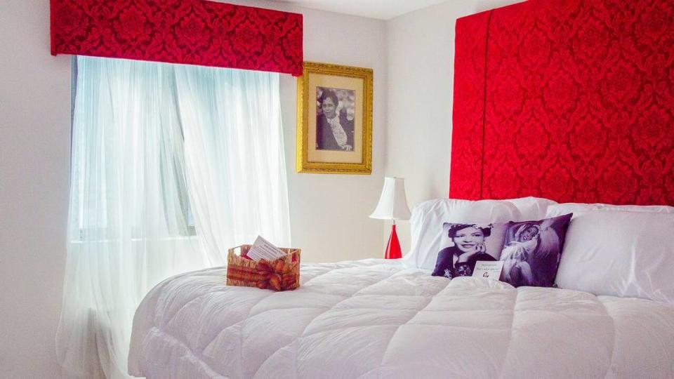 The rooms at the Dunns Josephine are named and decorated in honor of Black cultural icons. Photo courtesy of Kristin Kitchen.