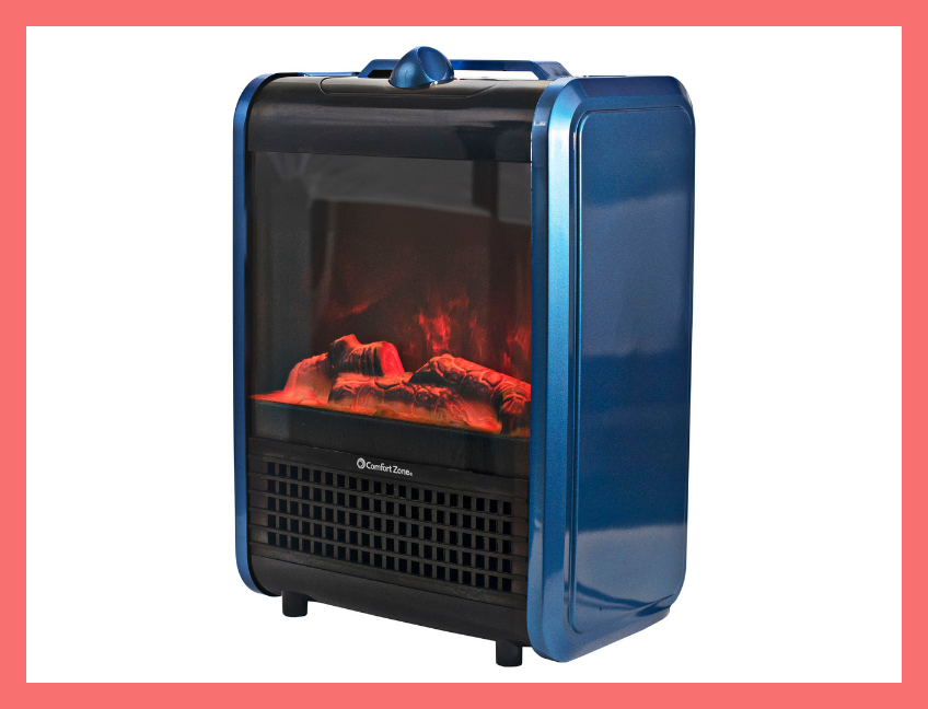 Comfort Zone Mini Electric Fireplace Spa. (Photo: Walmart)