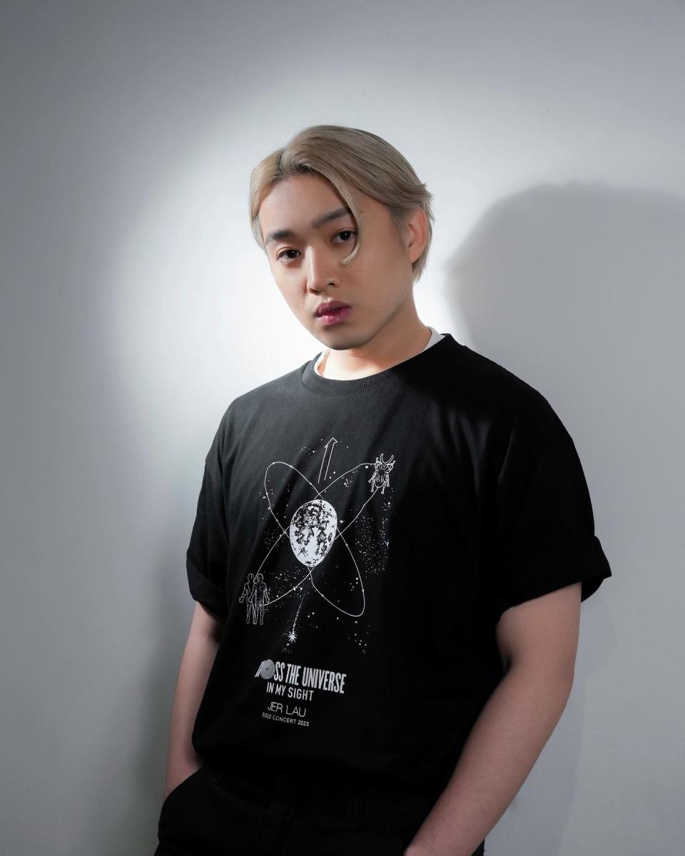 Jer 演唱會周邊商品包括 T-Shirt