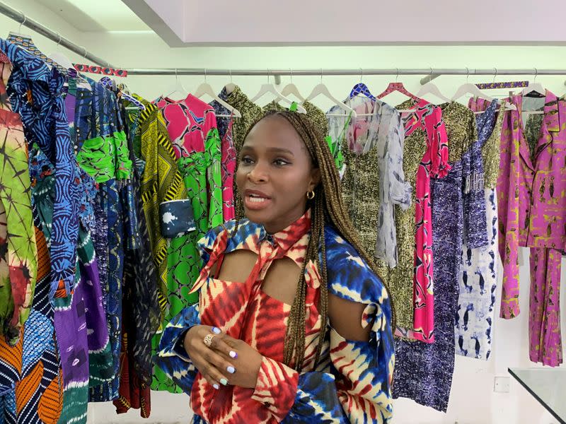 Fashion designer Lisa Folawiyo talks about her Batkara collection in Lagos