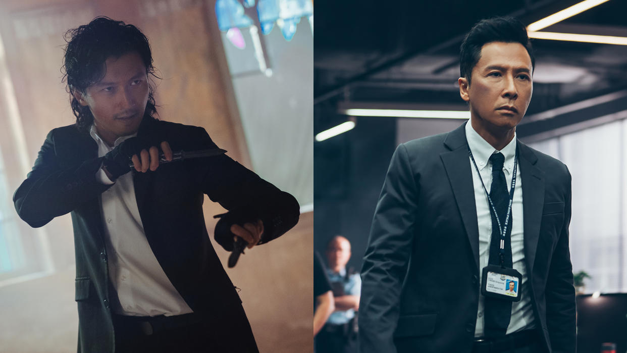 Nicholas Tse (left) and Donnie Yen in Raging Fire. (Photo: mm2 Entertainment)