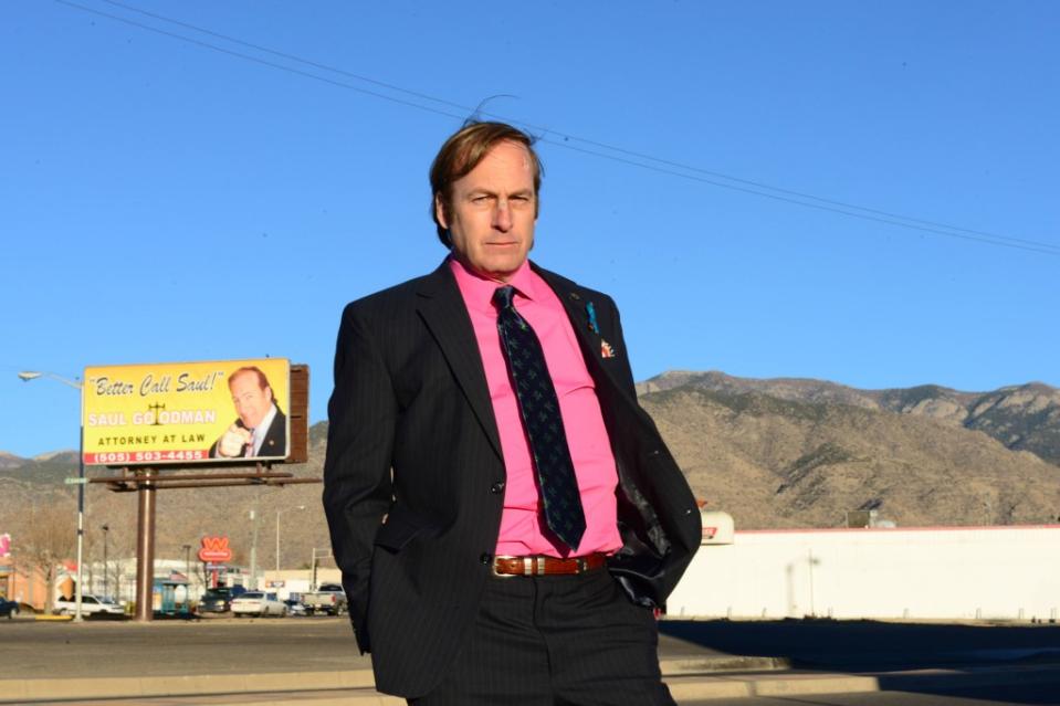 Odenkirk as Saul Goodman in “Breaking Bad.” ©AMC/courtesy Everett Collection