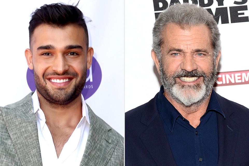 Sam Asghari; Mel Gibson