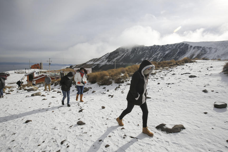 FOTOS: Frío y nieve, así se ve ahora el Nevado de Toluca