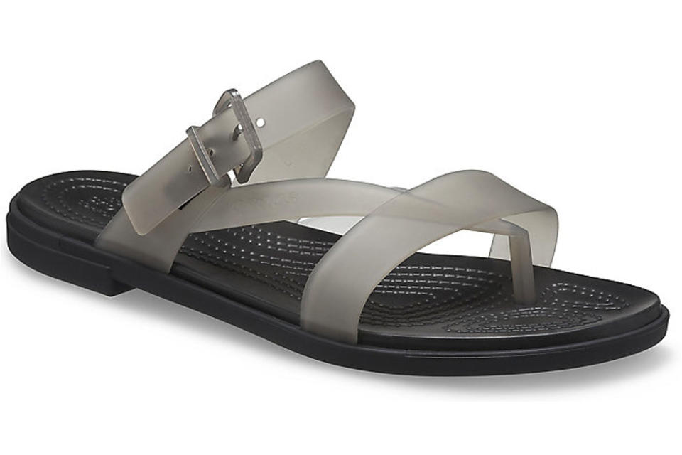 Crocs Tulum transparent toe post sandals. - Credit: Courtesy of Crocs