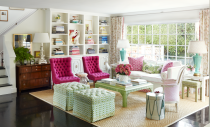 <p>Nothing says spring quite like pink and green. Designer<a href="https://www.housebeautiful.com/design-inspiration/house-tours/g2314/krista-ewart-california-house/" rel="nofollow noopener" target="_blank" data-ylk="slk:Krista Ewart;elm:context_link;itc:0;sec:content-canvas" class="link "> Krista Ewart</a> turned the classic pairing up a notch with a hit of bright fuchsia.</p>