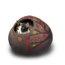 <p>Give cats room to rest in privacy, peace, and quiet with this cat bed shaped like a cozy cave. </p> <p><strong>Buy it!</strong> Nature's Harvest Cat Cave Pet Bed, $69.95; <a href="https://www.catcavebeds.com/collections/all/products/cat-cave-bed-natures-harvest-brown-orange-cat-cave-pet-bed" rel="nofollow noopener" target="_blank" data-ylk="slk:CatCaveBeds.com;elm:context_link;itc:0;sec:content-canvas" class="link ">CatCaveBeds.com</a></p>