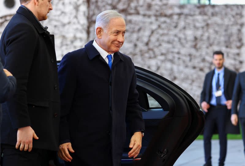 Israeli Prime Minister Netanyahu visits Berlin