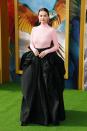 <p>The 'Rare' singer looked like a modern Princess in a Givenchy Haute Couture two-piece made up of a voluminous, black maxi skirt and pink , semi-sheer turtleneck to the world premiere of Dolittle. </p>