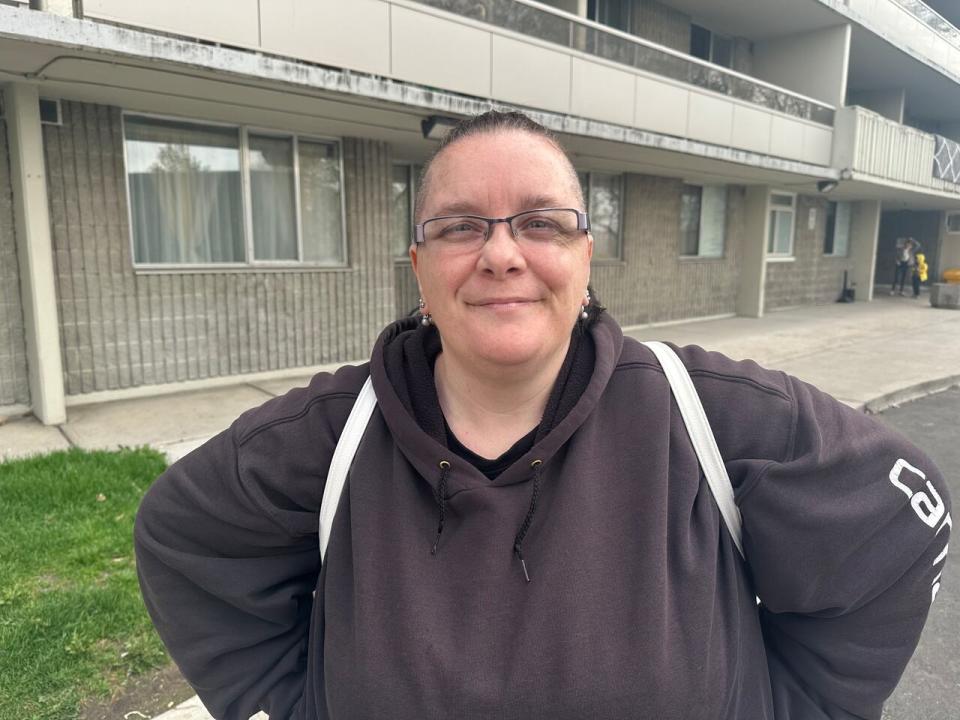 While Melissa Maheu's apartment suffered limited damage, she has been thinking of her friends who live on the third floor and have been unable to return to their home.