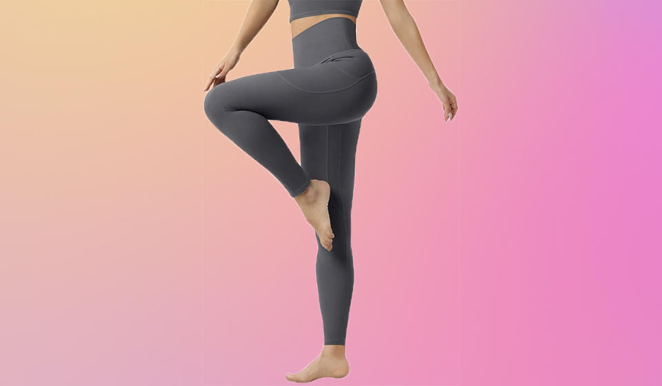 Whether you want to be the star of yoga class or just like standing around like an ibis, these leggings are for you! (Photo: Amazon)