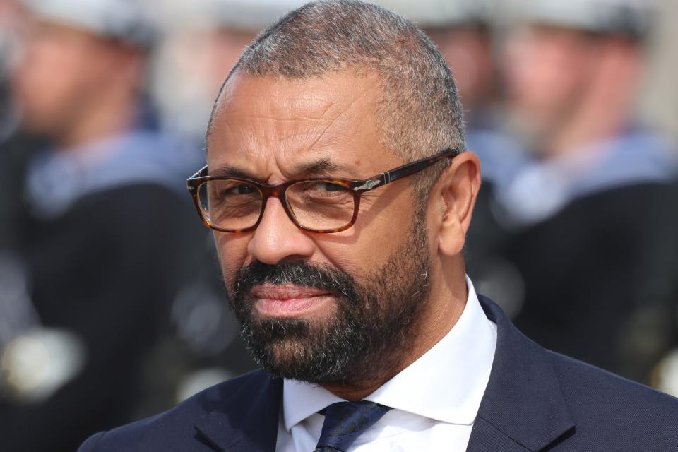 Foreign Secretary James Cleverly, pictured last month (Getty Images)