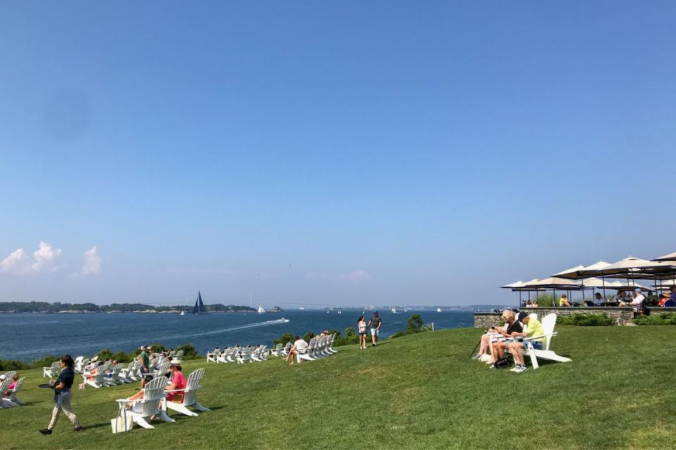 Have an al fresco cocktail.