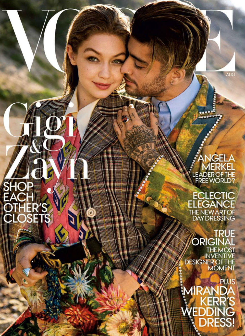 Gigi Hadid & Zayn Malik (Vogue USA, agosto 2017)