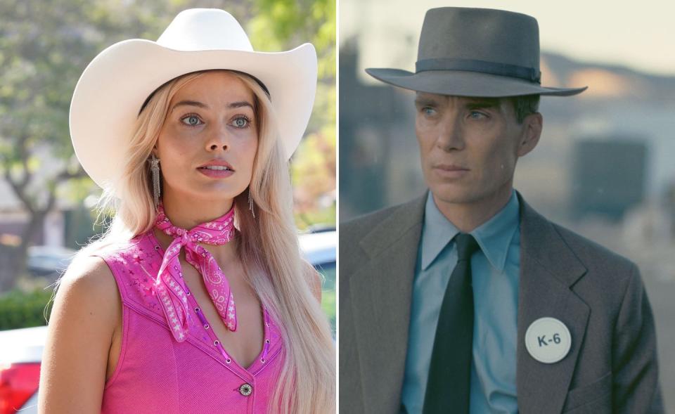 margot robbie barbie, cillian murphy oppenheimer