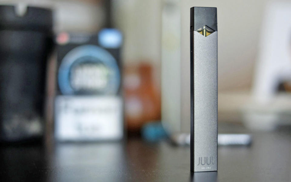 "Juuling" might be a thing around the world in the future, because the e-cig-