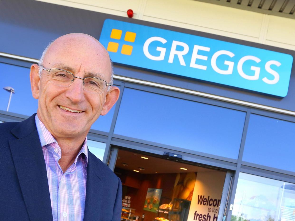 Roger Whiteside claims he is attempting to go vegan after watching The Gamechangers: Greggs