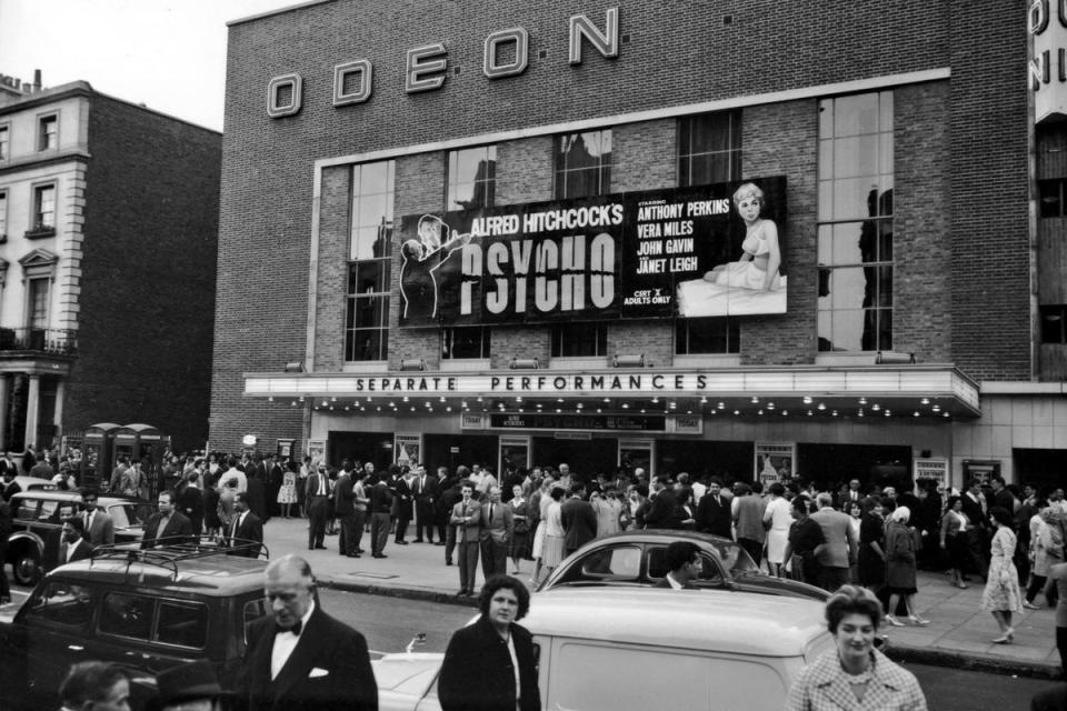 1960: Crowds queue to see a film at the Odeon in Westbourne Grove. (Harry Myers/Rex)