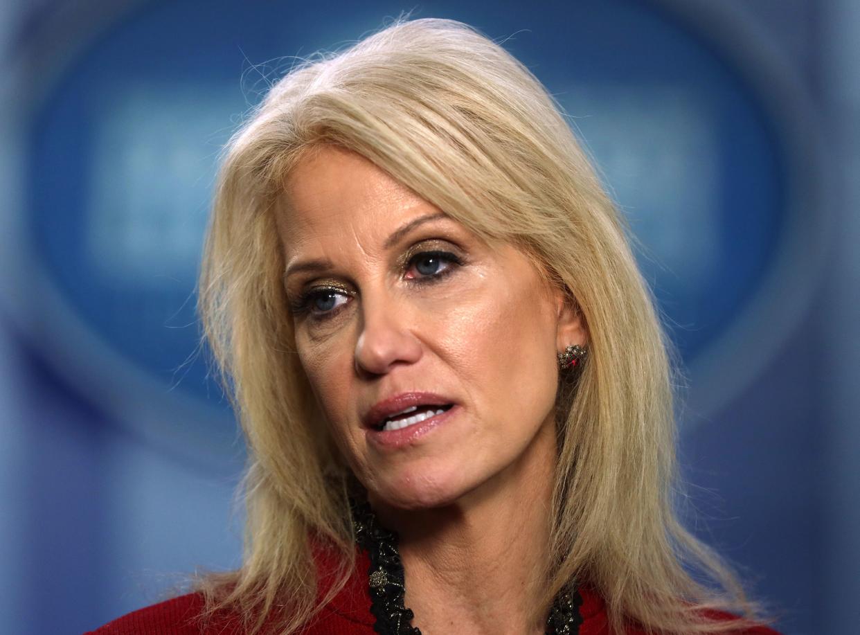 More Kellyanne Conway. (Photo: Alex Wong via Getty Images)