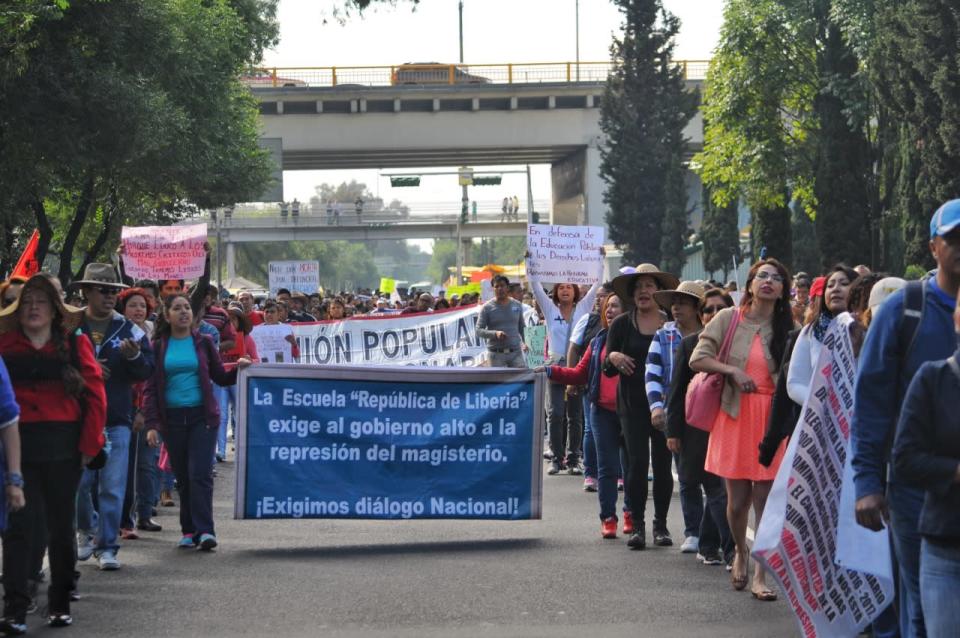 También se contabilizaban las marchas del Metro La Raza, Ángel de la Independencia, Parque Peñón y Boulevard Puerto Aéreo.