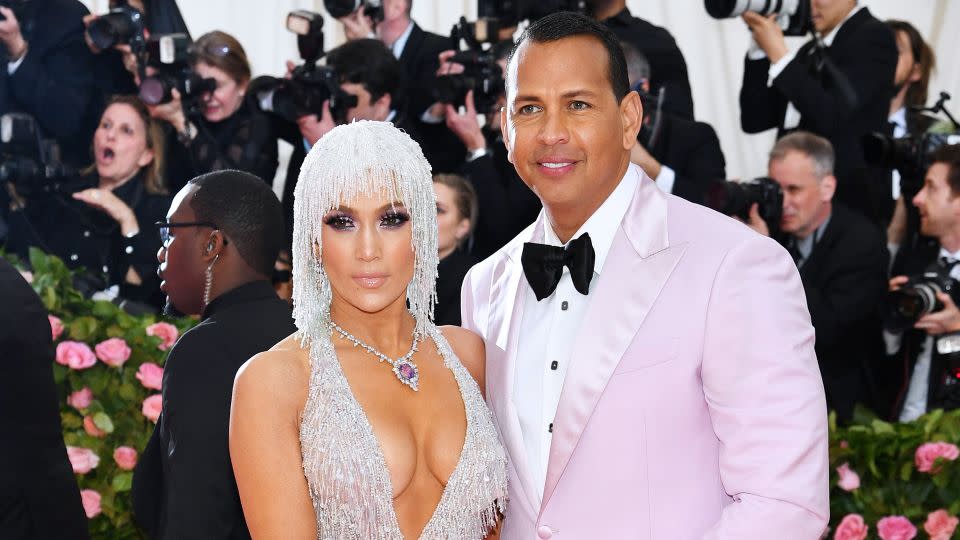 Jennifer Lopez and Alex Rodriguez in 2019. - Dimitrios Kambouris/Getty Images