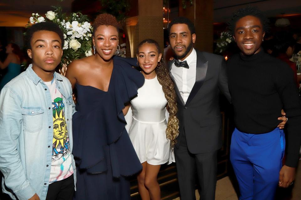 Samira Wiley hung out with <em>When They See Us </em>actors Asante Blackk and Jharrel Jerome and <em>Stranger Things </em>actor, Caleb McLaughlin. 