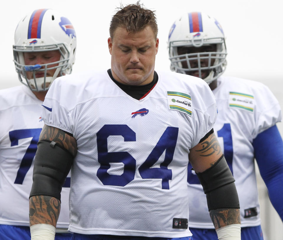 Former NFL offensive lineman Richie Incognito was arrested on Monday after threatening behavior at a Scottsdale, Ariz. funeral home. (AP)