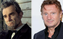 <p>Liam Neeson was originally cast as the lead for "Lincoln." He dropped out in 2010 because he felt he was too old to play the role, which then went to Daniel Day-Lewis.</p>