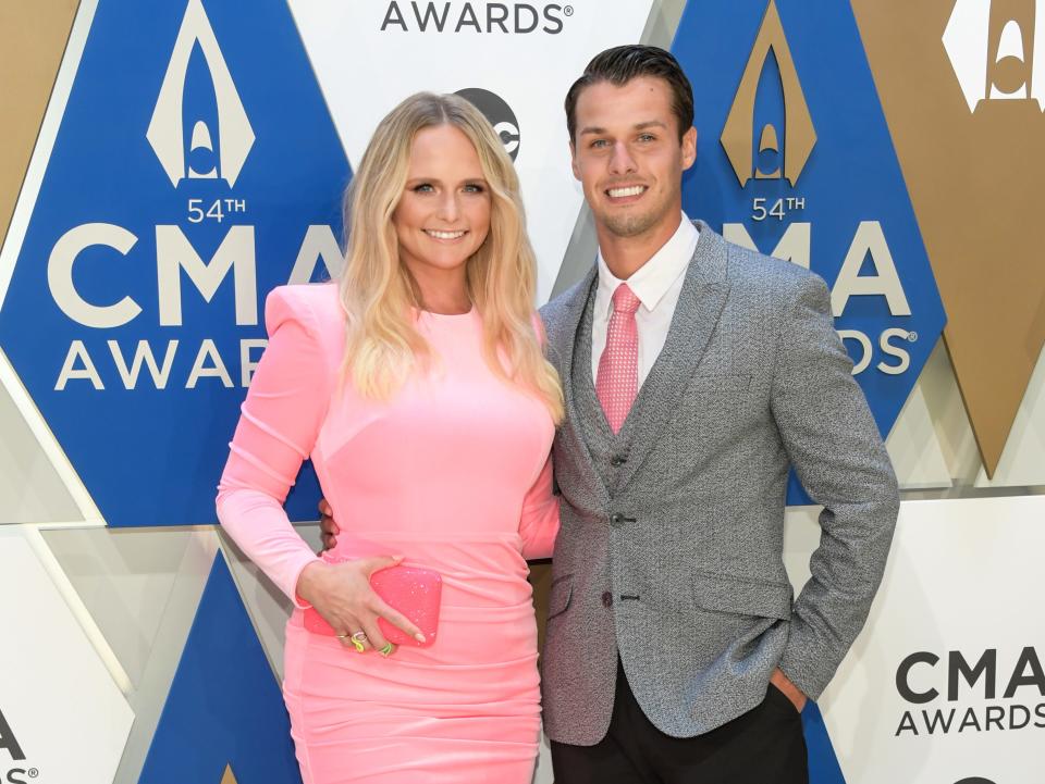 Miranda Lambert and Brendan McLoughlin at the 2020 CMA Awards.