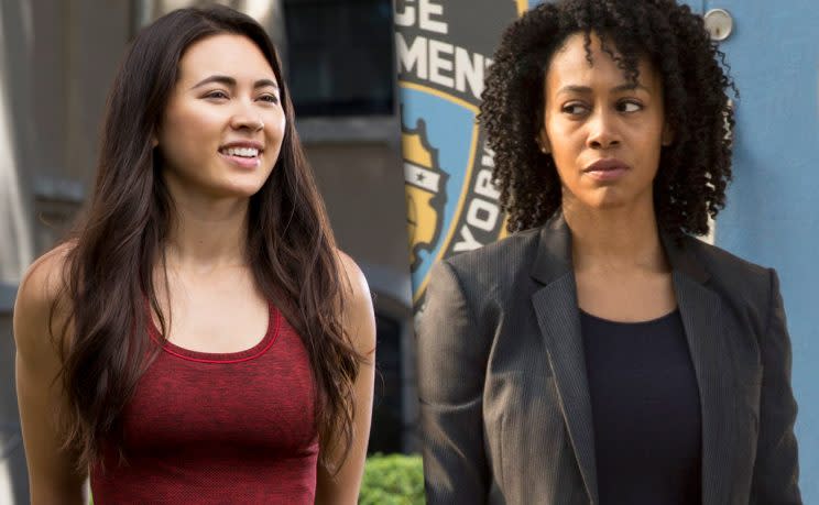 Jessica Henwick, left, as Colleen Wing and Simone Missick as Misty Knight. (Photo: Netflix)