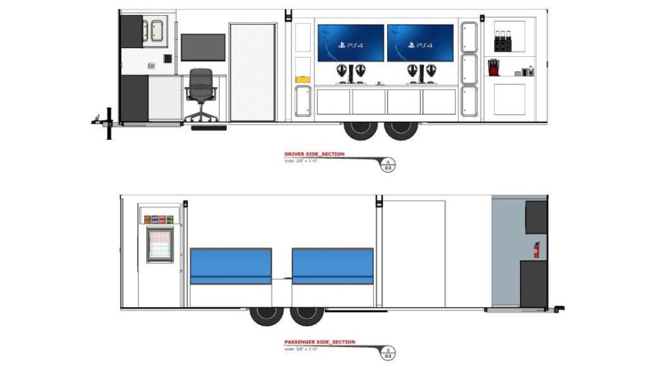 The Panama City Police Department's Community Outreach Recruitment & Engagement (CORE) trailer will be outfitted with a snack area, lounge area, basketball hoop, Wi-Fi hotspot, TVs and video gaming station.