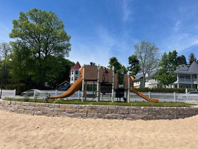 The new play equipment at Zorn Park was installed around Memorial Day weekend.