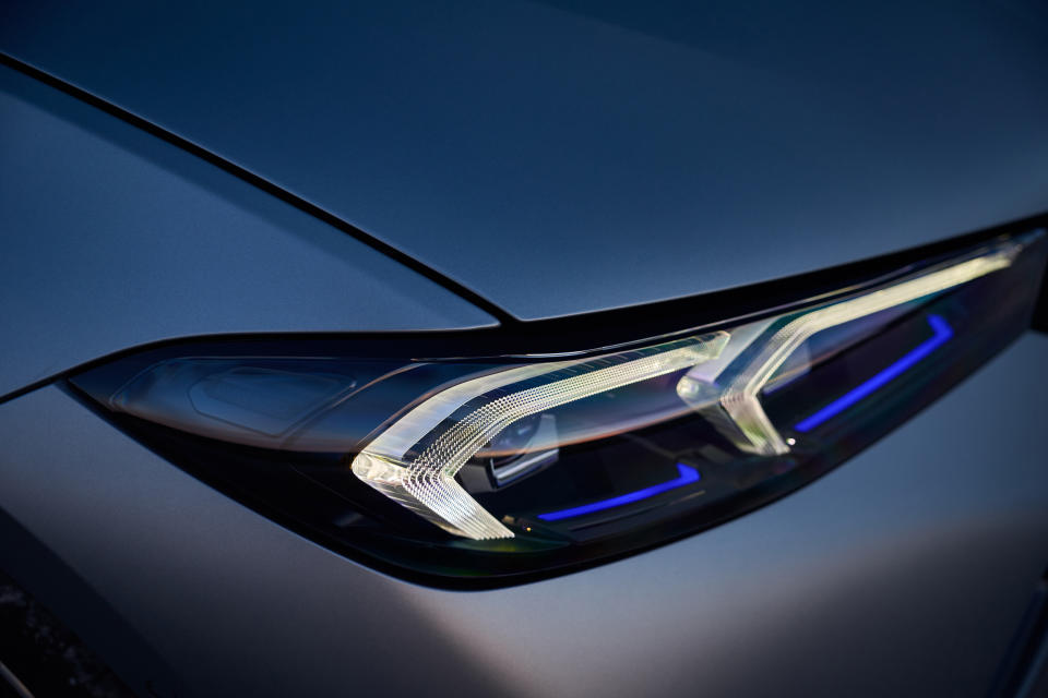 Adaptive LED headlights are included as standard on the M340i. (BMW)