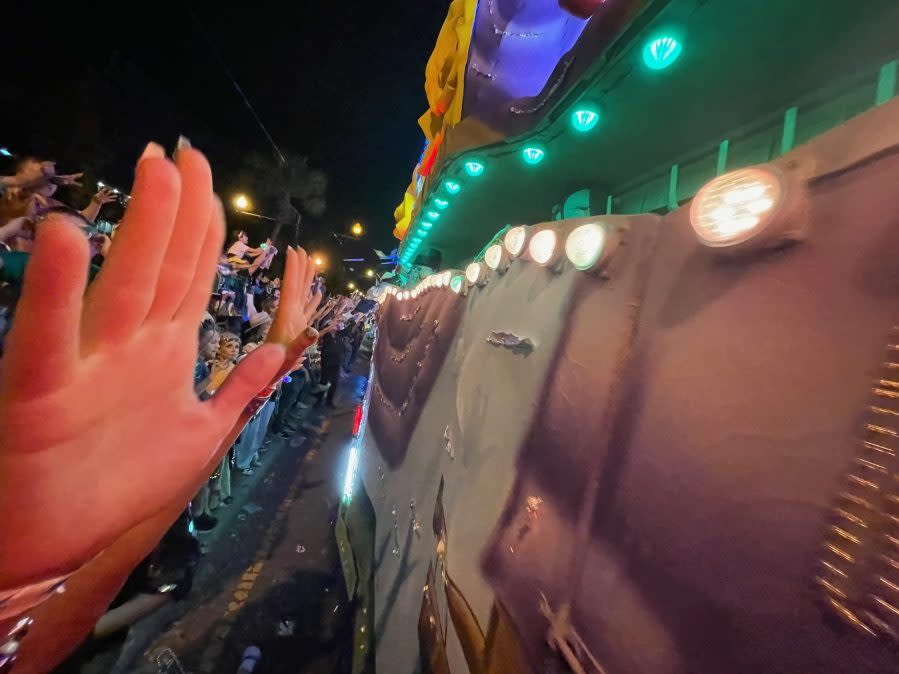 Krewe of Endymion rolls on Saturday, Feb. 10, 2024. (WGNO/Justin Abshire)