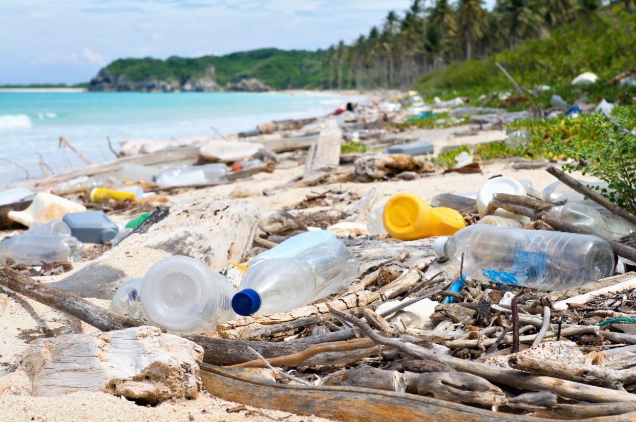 Greenpeace estimates that 12.7 million tonnes of plastic - the equivalent of a truckload of rubbish each minute - end up in our oceans each year - apomares