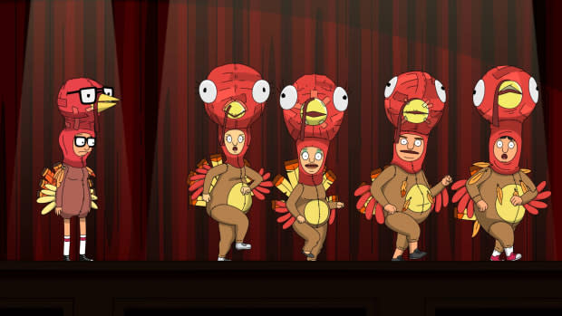 "Bob's Burgers" Thanksgiving episode "The Quirk-ducers"<p>FOX</p>