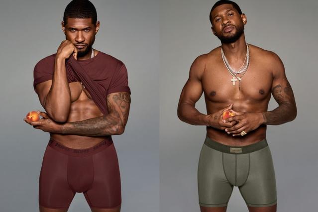 Usher Fronts Skims Men's Underwear Campaign, Debuts Skims' Limited-edition  'Coming Home' Alternative Album Cover and Bonus Track