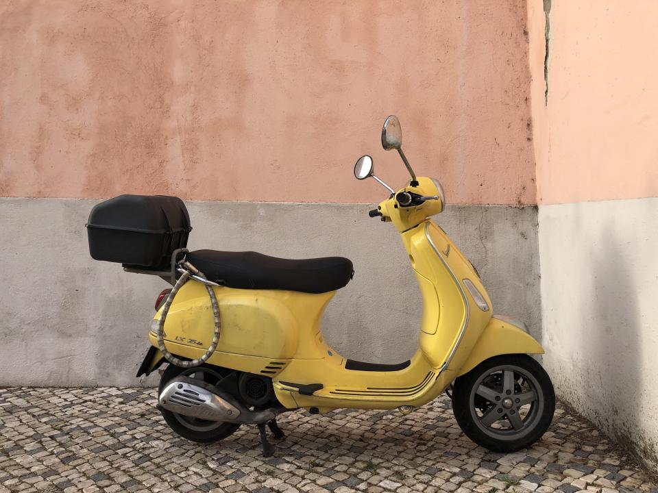 colorful streets in the Alfama neighborhood