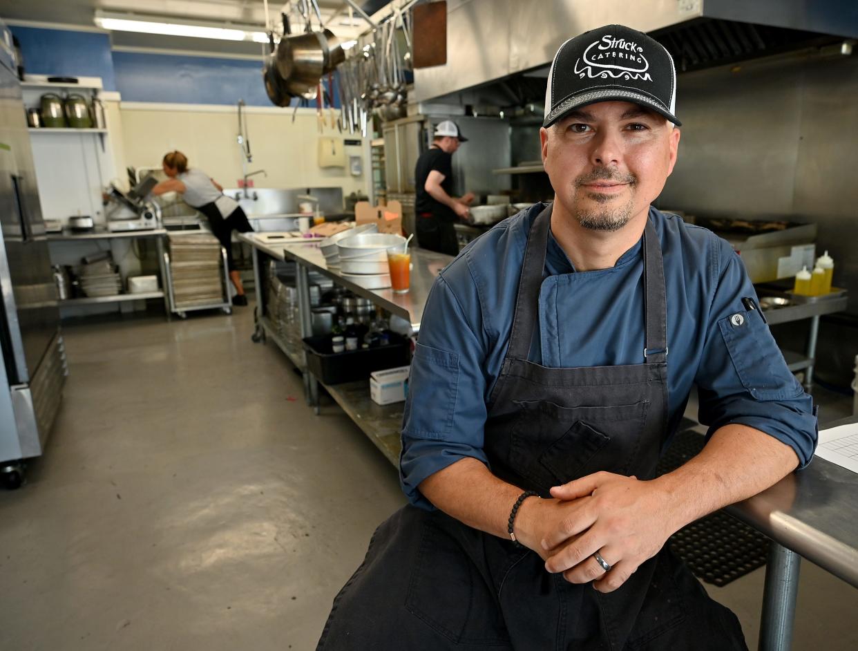 Struck Catering's new executive chef is Steven Lania.