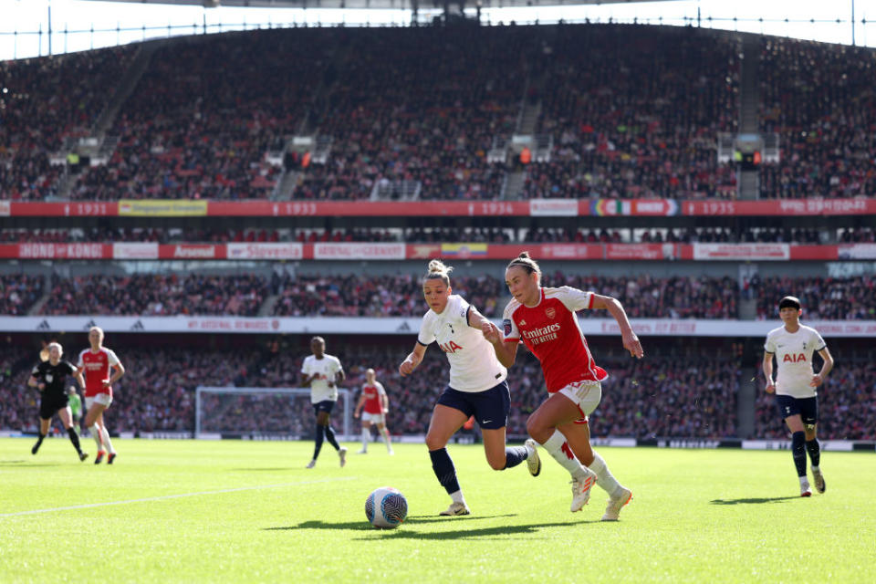 Arsenal Women have attracted record crowds for WSL matches at Emirates Stadium