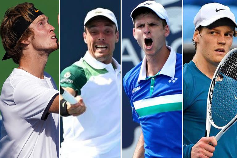 Rublev, Bautista Agut, Hurkacz y Sinner, los semifinalistas en el Miami Open