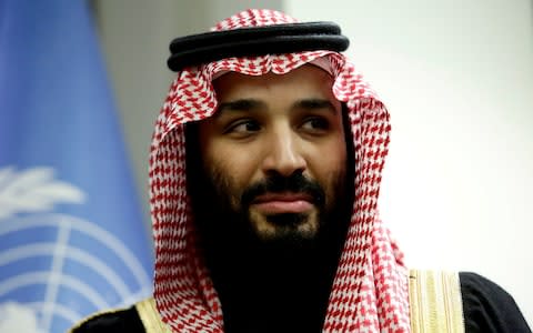 Mohammed bin Salman has said his country "has nothing to hide" - Credit: REUTERS/Amir Levy/File Photo