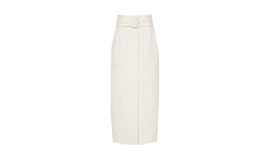 Luno Belted Midi Skirt