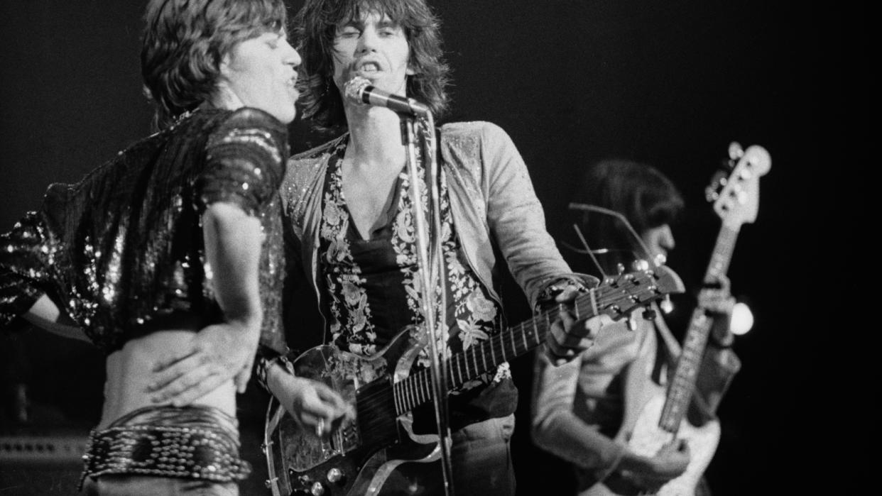  Dan Amstrong guitar the Rolling Stones' Keith Richards, Mick Jagger and Bill Wyman 