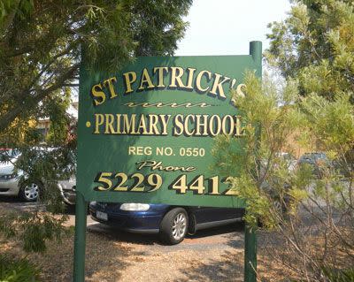 St Patricks Primary School principal John Grant claims hugging has become a problem at the Geelong west school. Photo: Google