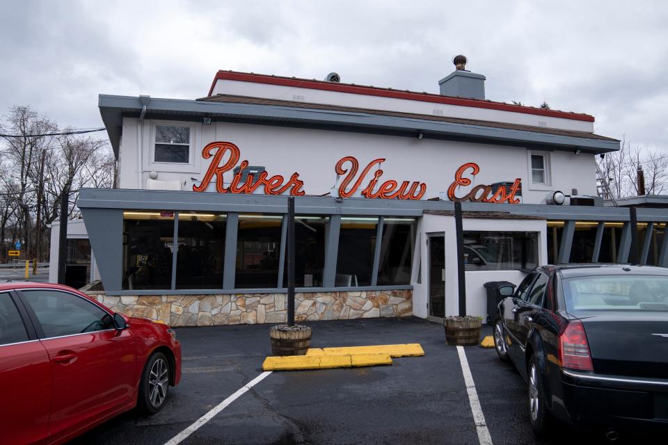 The River East View on Saturday, March 11, 2023. After decades of serving deep fried hot dogs in Elmwood Park, River View East is closing Sunday.