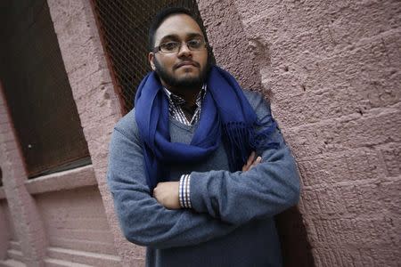 Naz Seenauth, a transgender man, poses in New York October 22, 2014. REUTERS/Shannon Stapleton